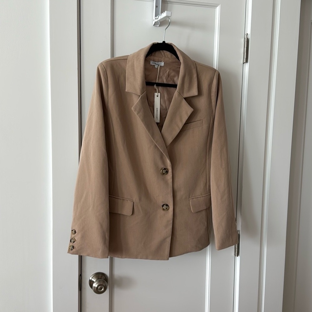 Crescent Blazer - Tan/Camel, Small